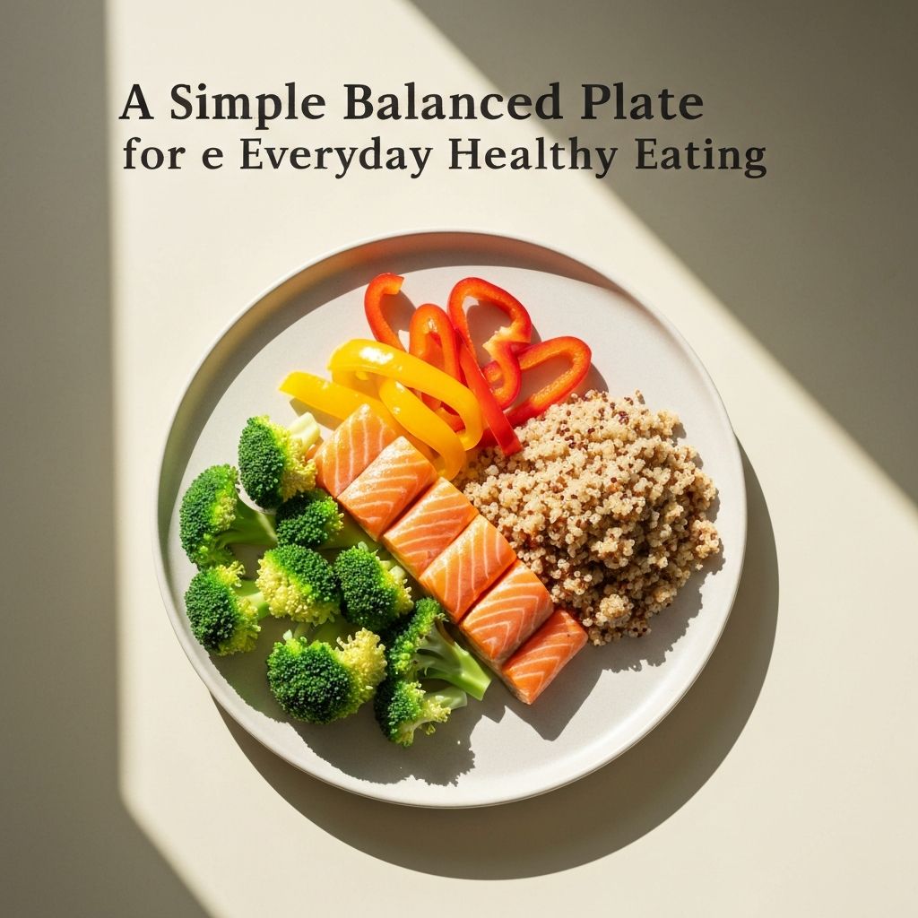 A Simple Balanced Plate Formula for Everyday Healthy Eating