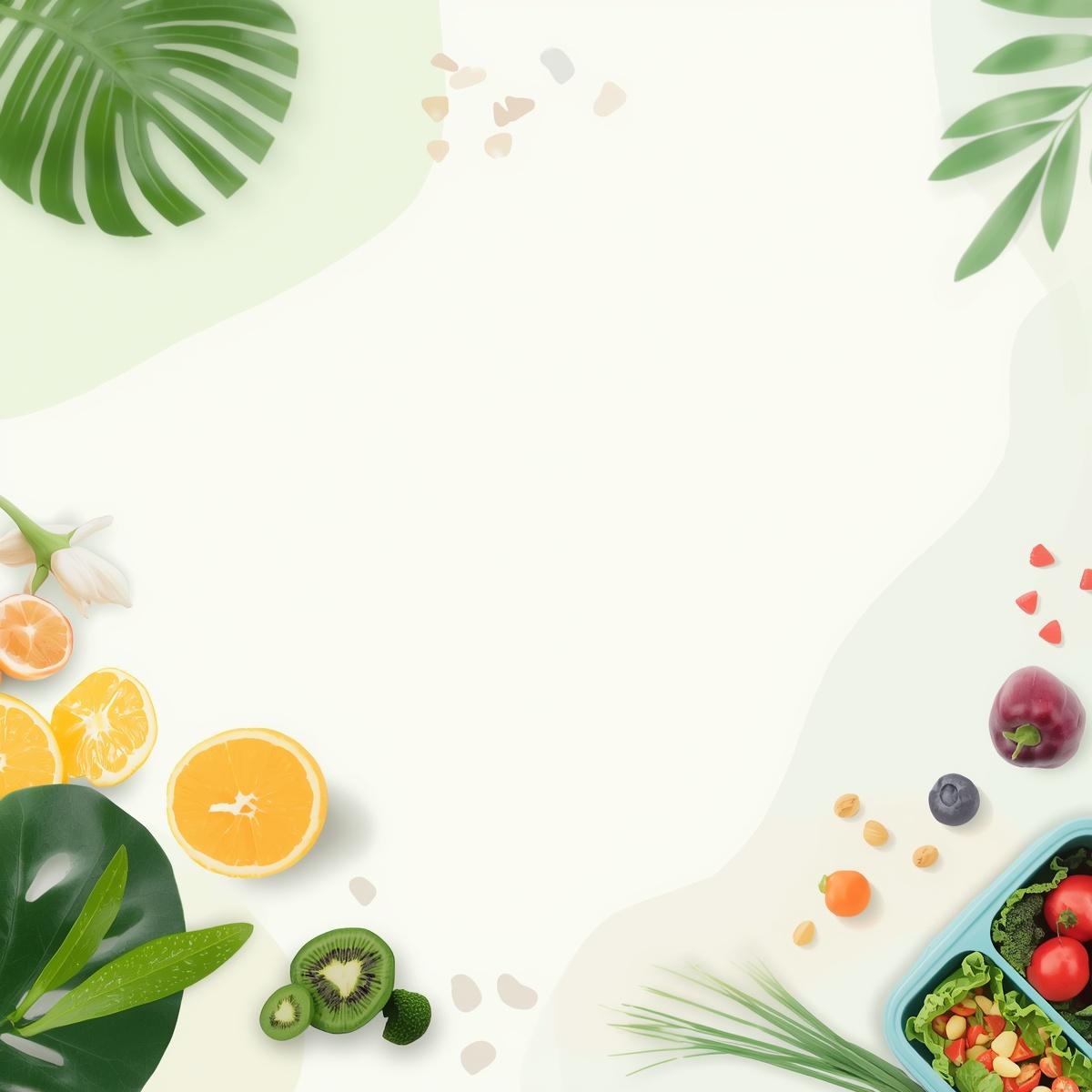 Fresh vegetables and healthy foods